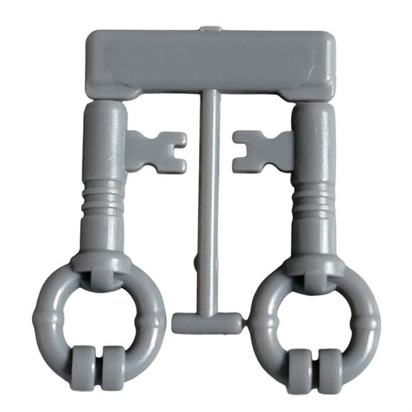 LEGO Antique Key 2 Pk Dark Stone‎ Bluish Gray 40359 4287814 Replacement Parts - Picture 1 of 2